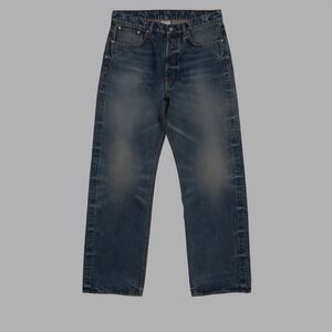 Heron Preston Ex-Ray Blue Straight Leg Jeans 32x32 Made In Italy